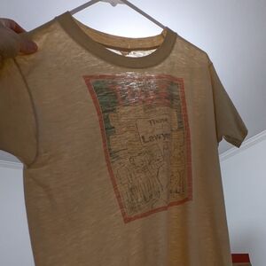 Vintage Semi-sheer Graphic Tshirt Men's Small